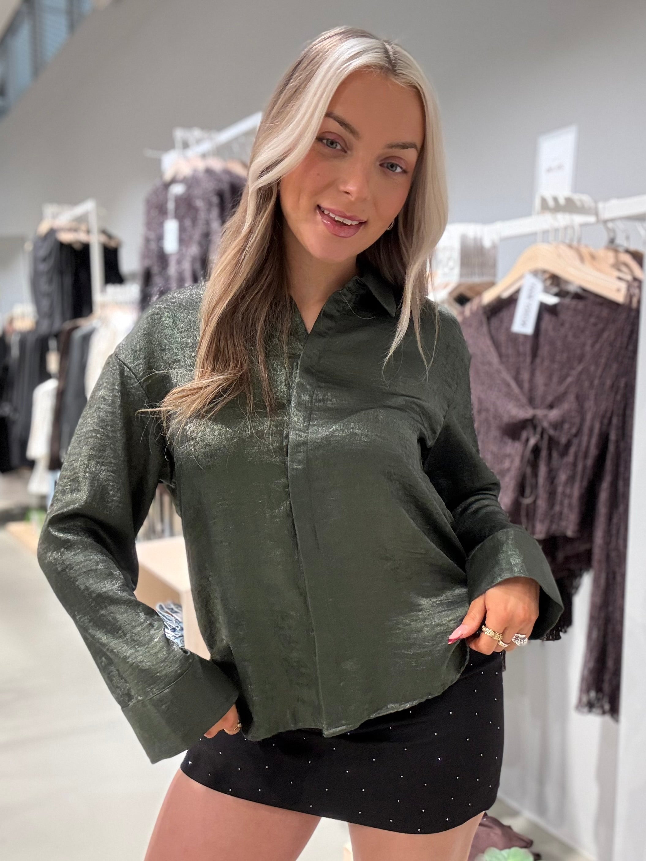 VIMETALLA Shirt - Forest Night